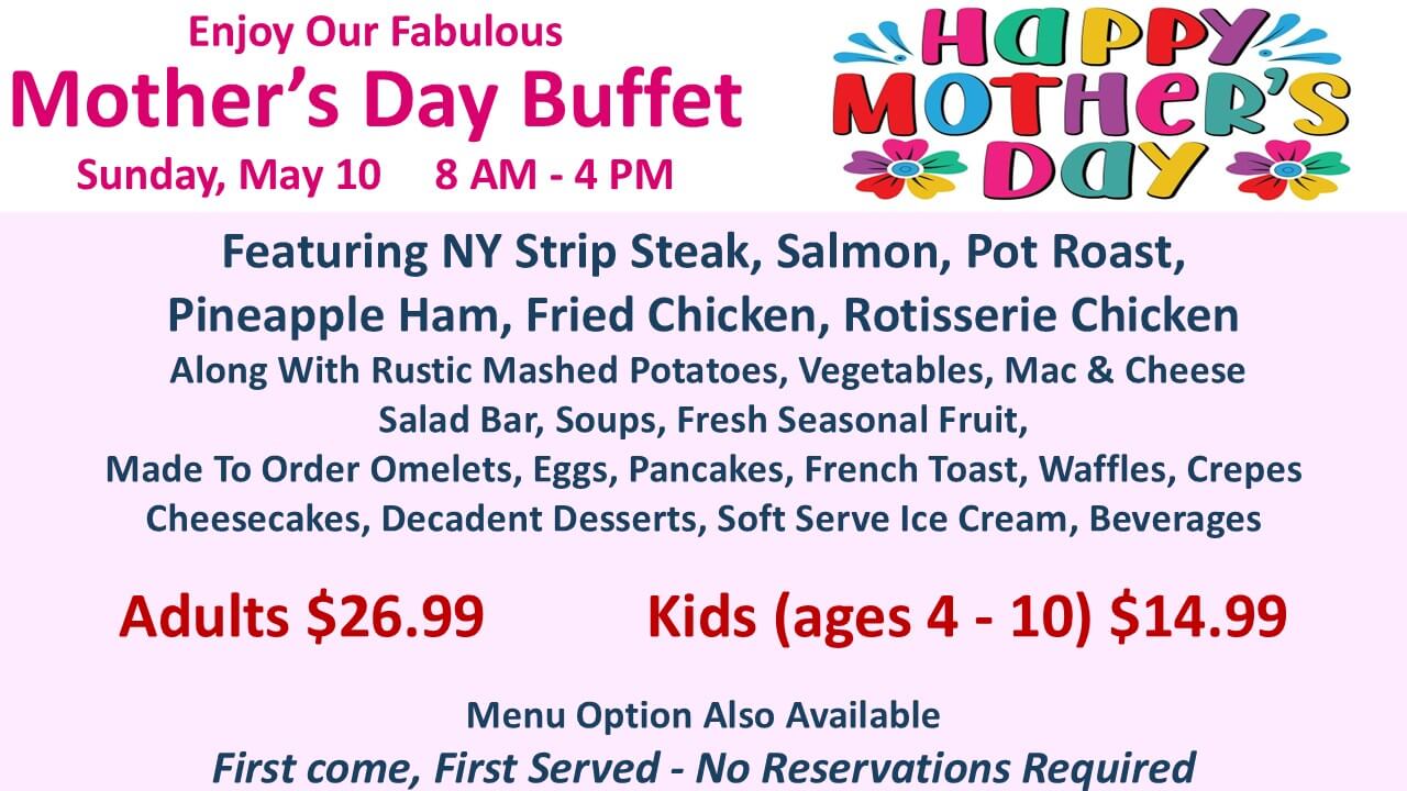 mothers day buffet