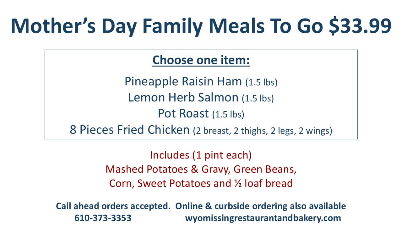 mothers day takeout